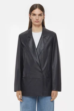 Blazer En Cuir