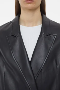 Blazer En Cuir