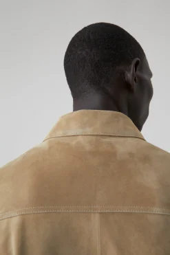 Blouson En Cuir Velours
