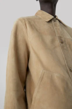Blouson En Cuir Velours