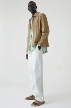 Blouson En Cuir Velours