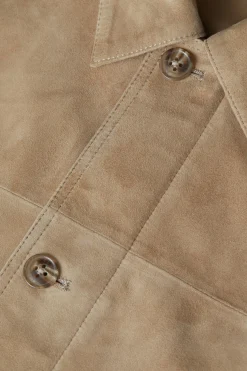 Blouson En Cuir Velours