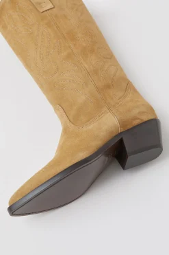 Bottes Western En Daim