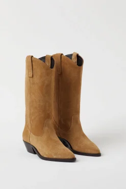 Bottes Western En Daim