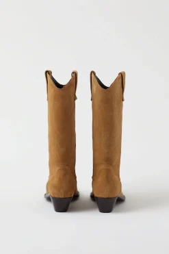 Bottes Western En Daim