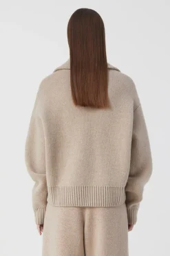 Cardigan A Col Roule
