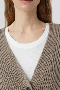 Cardigan En Coton Bio