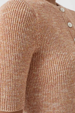 Cardigan Manches Courtes
