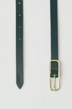 Ceinture En Cuir Etroite
