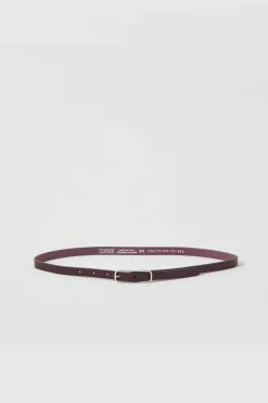 Ceinture En Cuir Etroite