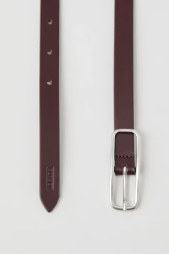 Ceinture En Cuir Etroite
