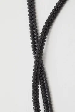 Ceinture En Cuir Etroite
