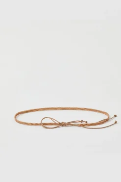 Ceinture En Cuir Etroite