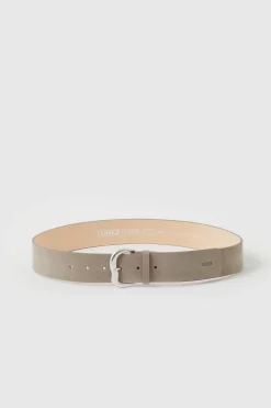 Ceinture En Cuir Nubuk