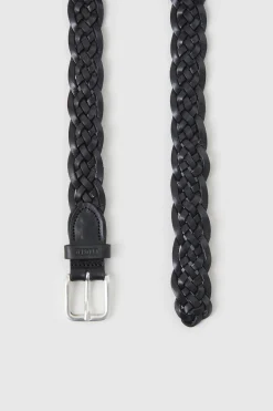 Ceinture En Cuir Tresse