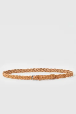Ceinture En Cuir Tresse