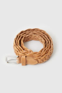 Ceinture En Cuir Tresse