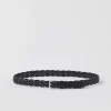 Ceinture En Cuir Tresse