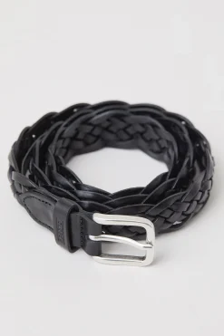 Ceinture En Cuir Tresse