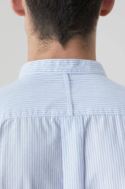 Chemise A Col Montant Avec Rayures