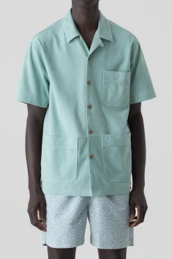 Chemise Cuir Velours