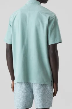 Chemise Cuir Velours