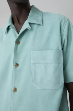 Chemise Cuir Velours