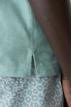 Chemise Cuir Velours