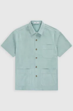 Chemise Cuir Velours