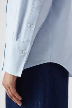 Chemisier-Chemise Avec Col A Pointes Boutonnees