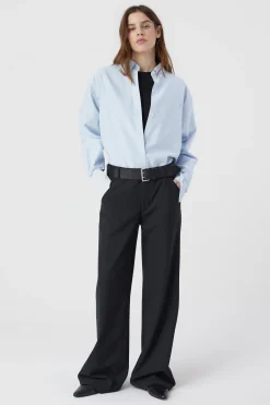 Chemisier-Chemise Avec Col A Pointes Boutonnees