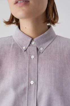 Chemisier-Chemise Avec Col A Pointes Boutonnees