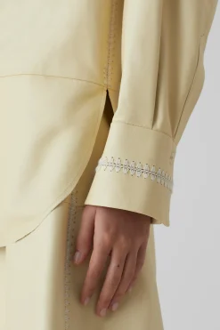 Chemisier-Chemise En Cuir