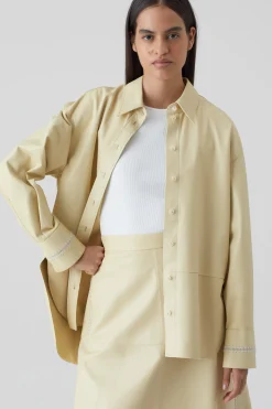 Chemisier-Chemise En Cuir