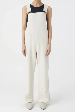 Ecru Denim Dungarees