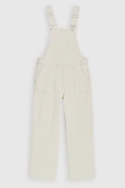 Ecru Denim Dungarees