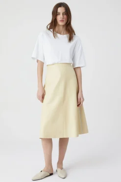Jupe En Cuir Nappa