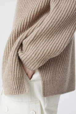 Laine Pullover A Col Roule