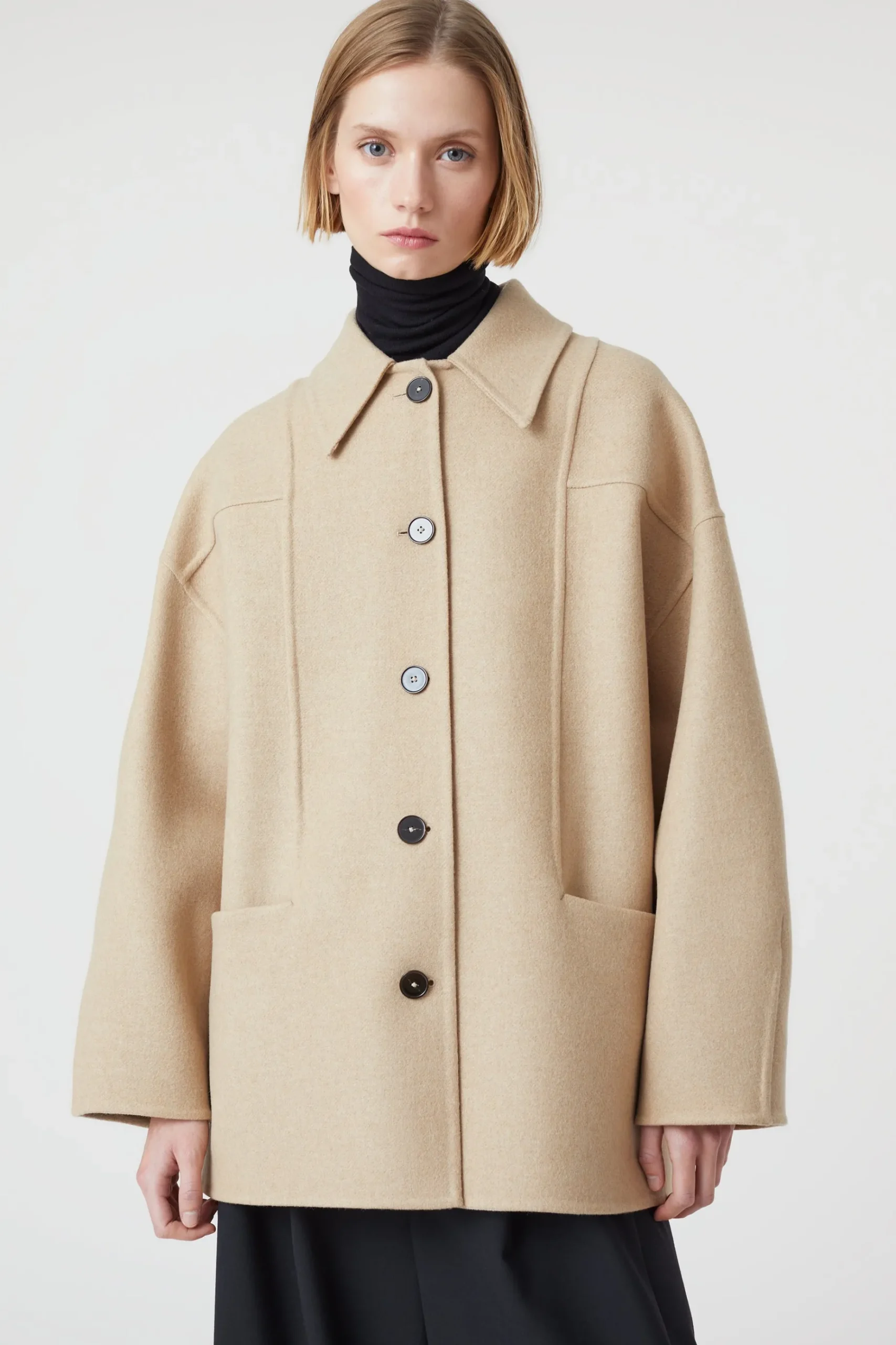 Manteau Doubleface Court