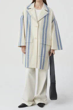 Manteau Oversized En Serge