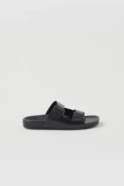 Mules En Cuir Velours