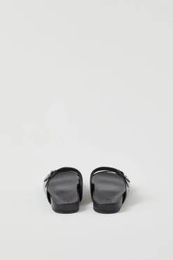 Mules En Cuir Velours