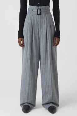 Pantalon A Rayures Imogen