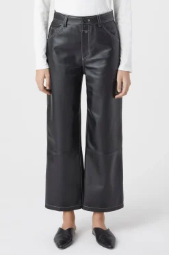 Pantalon En Cuir Neige