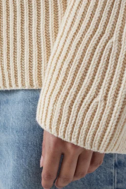 Pull Col En V Coton Bio