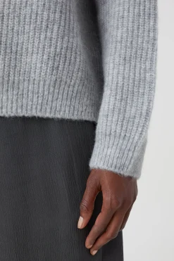Pull Col Rond Alpaga Mix