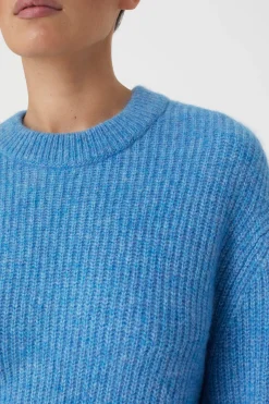 Pull Col Rond Alpaga Mix