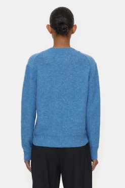 Pull Col V Alpaga Mix