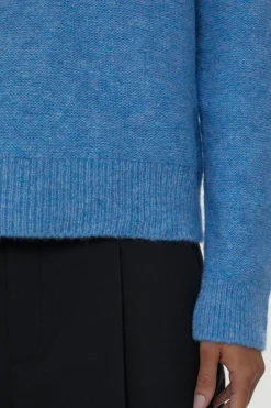 Pull Col V Alpaga Mix