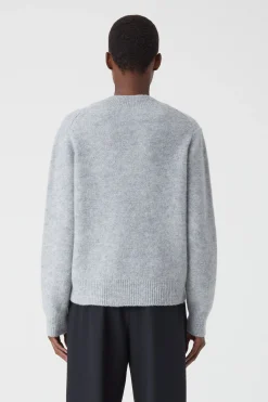 Pull Col V Alpaga Mix